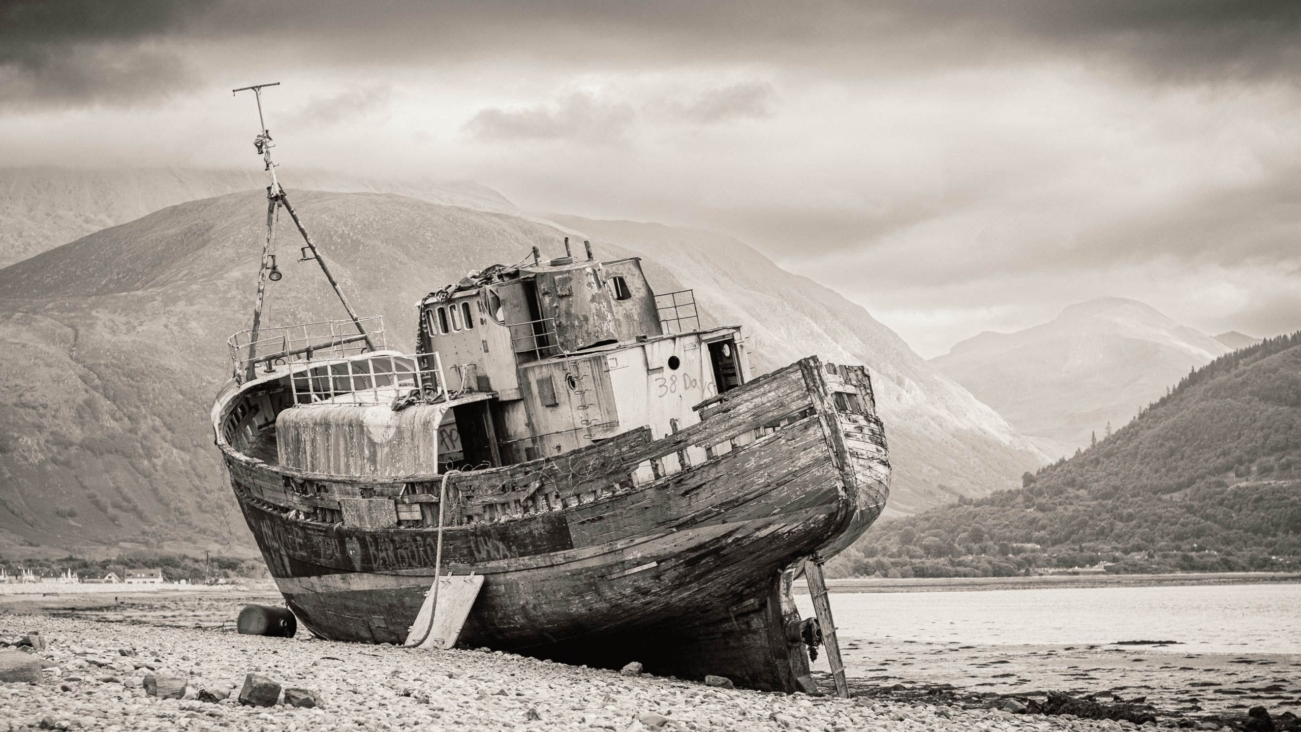 Old boat of Caol